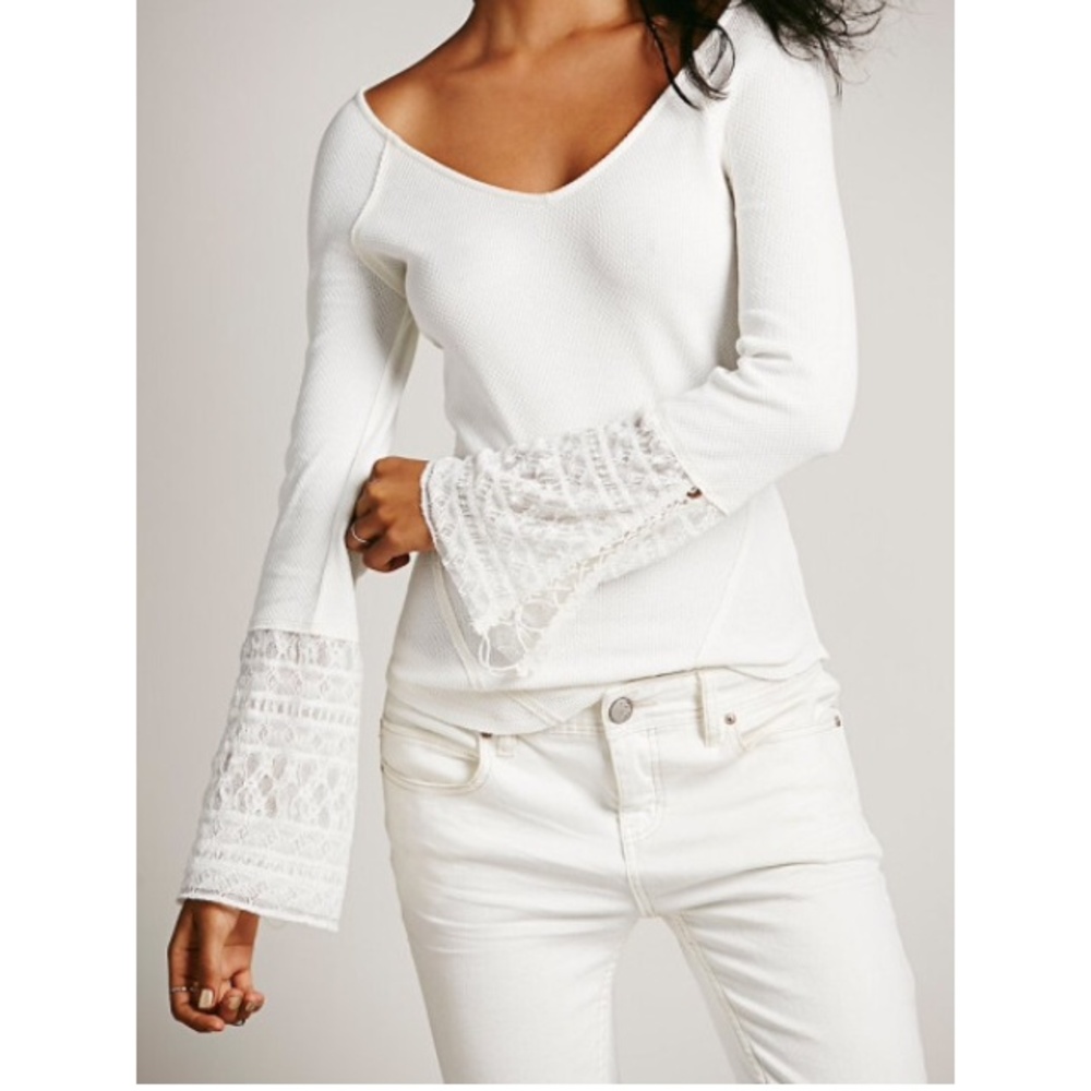 Free people juliet cuff thermal top